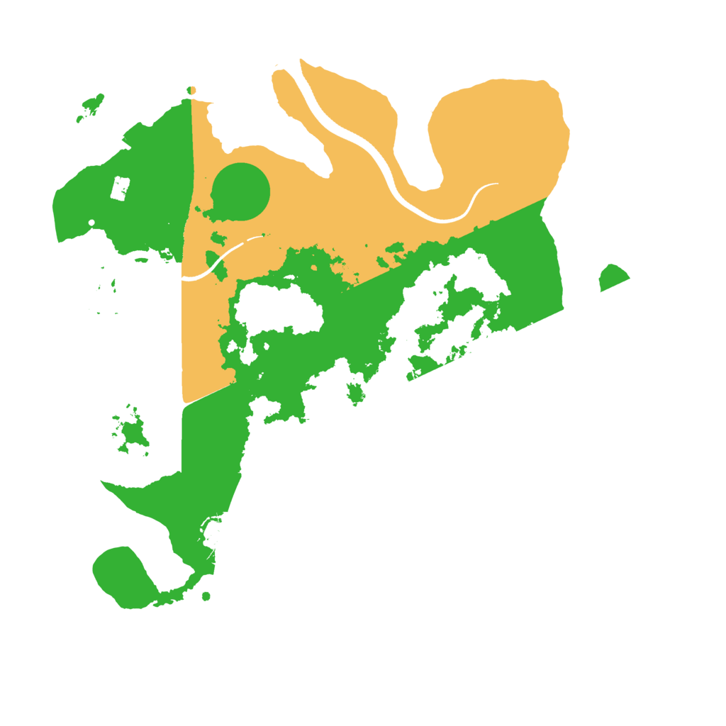 Biome Rust Map: Procedural Map, Size: 3300, Seed: 1781089315