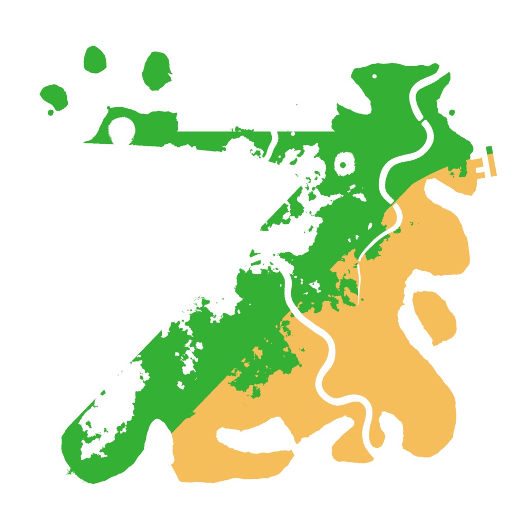 Biome Rust Map: Procedural Map, Size: 3500, Seed: 1192169677