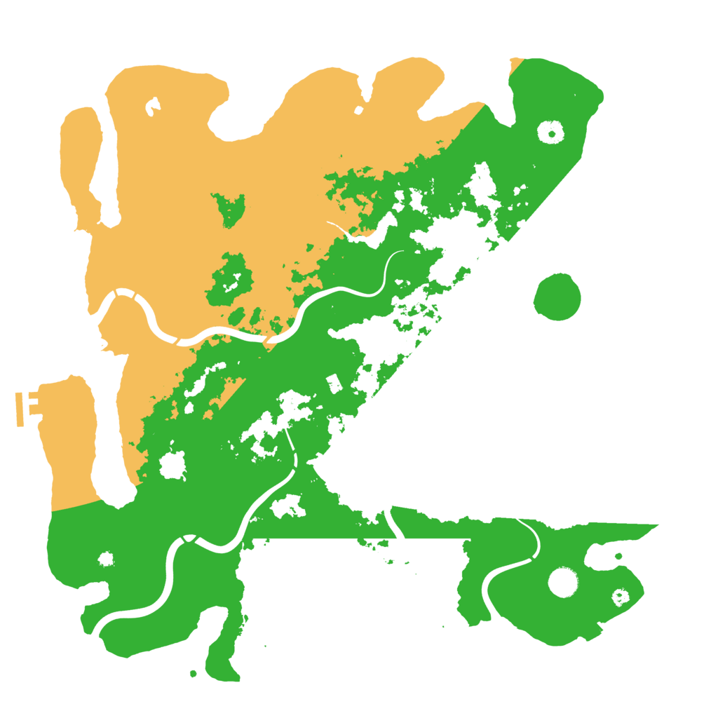 Biome Rust Map: Procedural Map, Size: 4250, Seed: 418791608