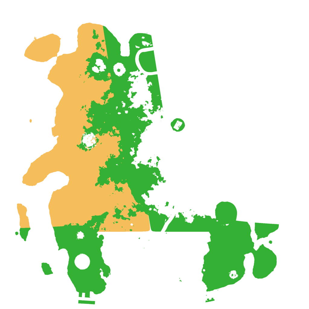 Biome Rust Map: Procedural Map, Size: 3750, Seed: 68
