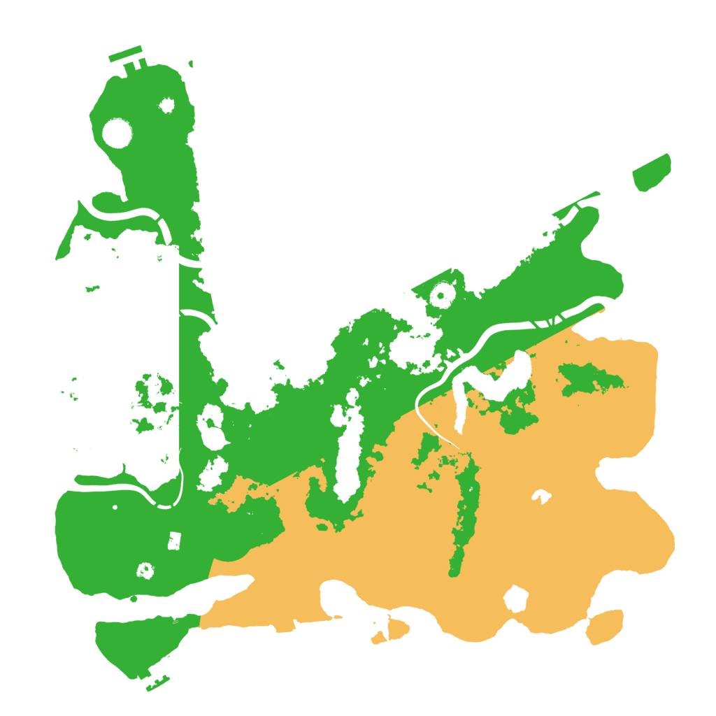 Biome Rust Map: Procedural Map, Size: 4250, Seed: 96901152