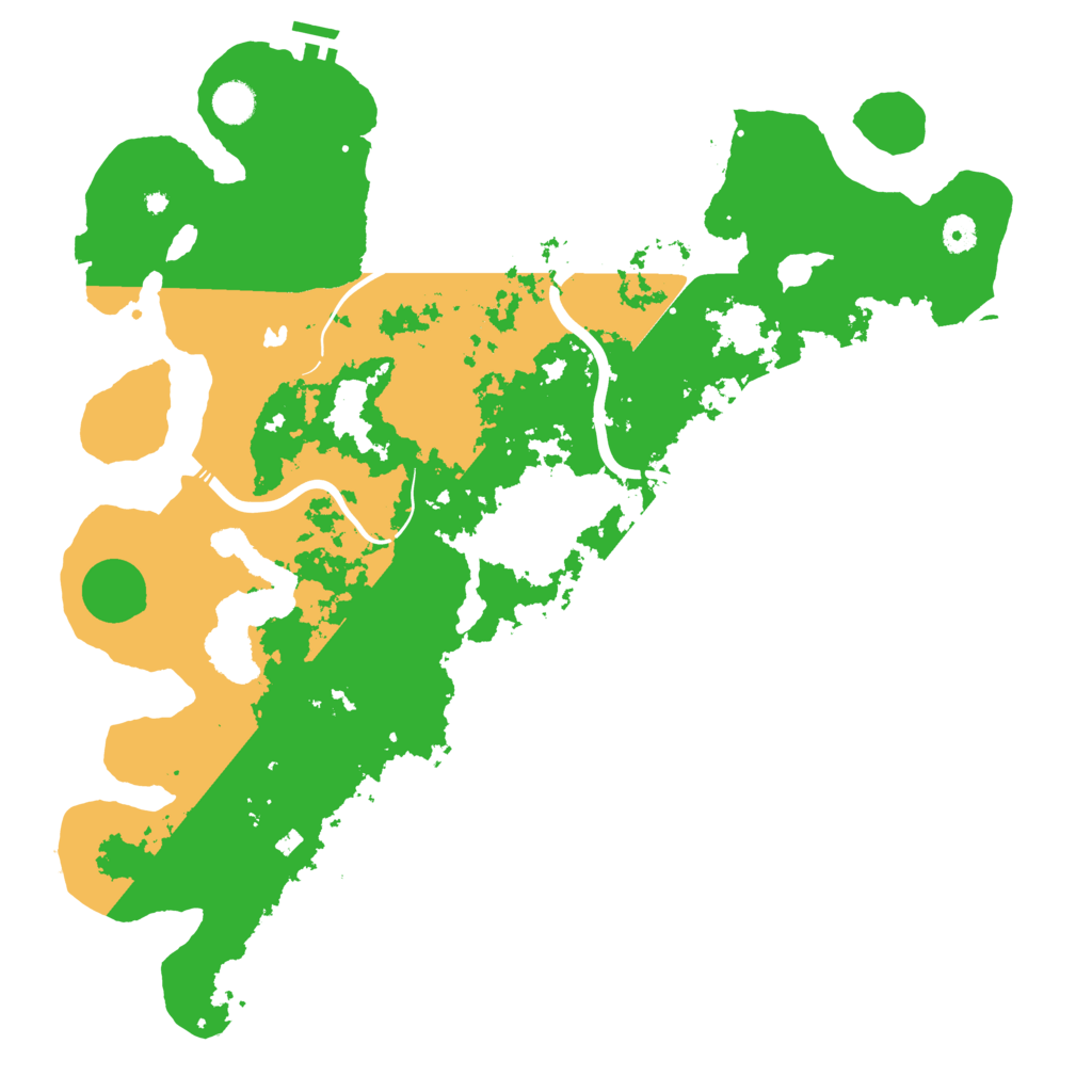 Biome Rust Map: Procedural Map, Size: 4500, Seed: 812251871