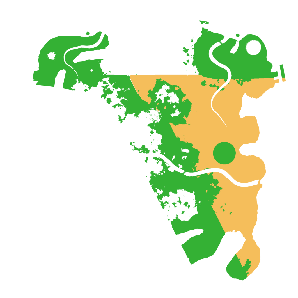 Biome Rust Map: Procedural Map, Size: 3500, Seed: 1143387909