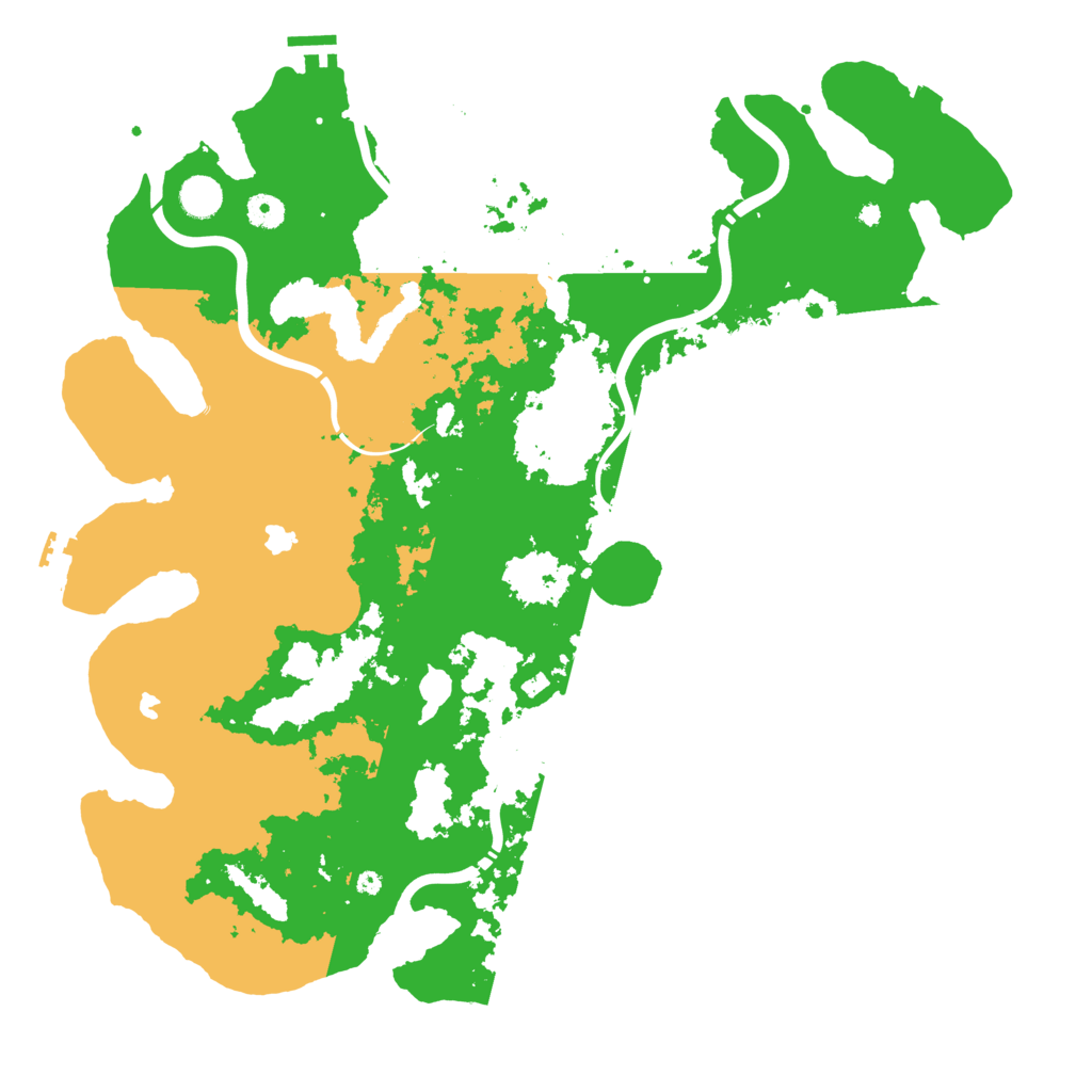 Biome Rust Map: Procedural Map, Size: 4500, Seed: 2015377555