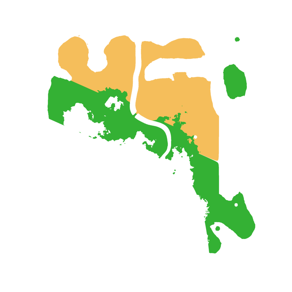 Biome Rust Map: Procedural Map, Size: 2500, Seed: 82877763