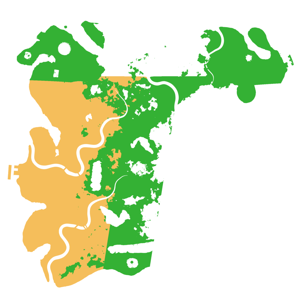 Biome Rust Map: Procedural Map, Size: 4250, Seed: 2046058918