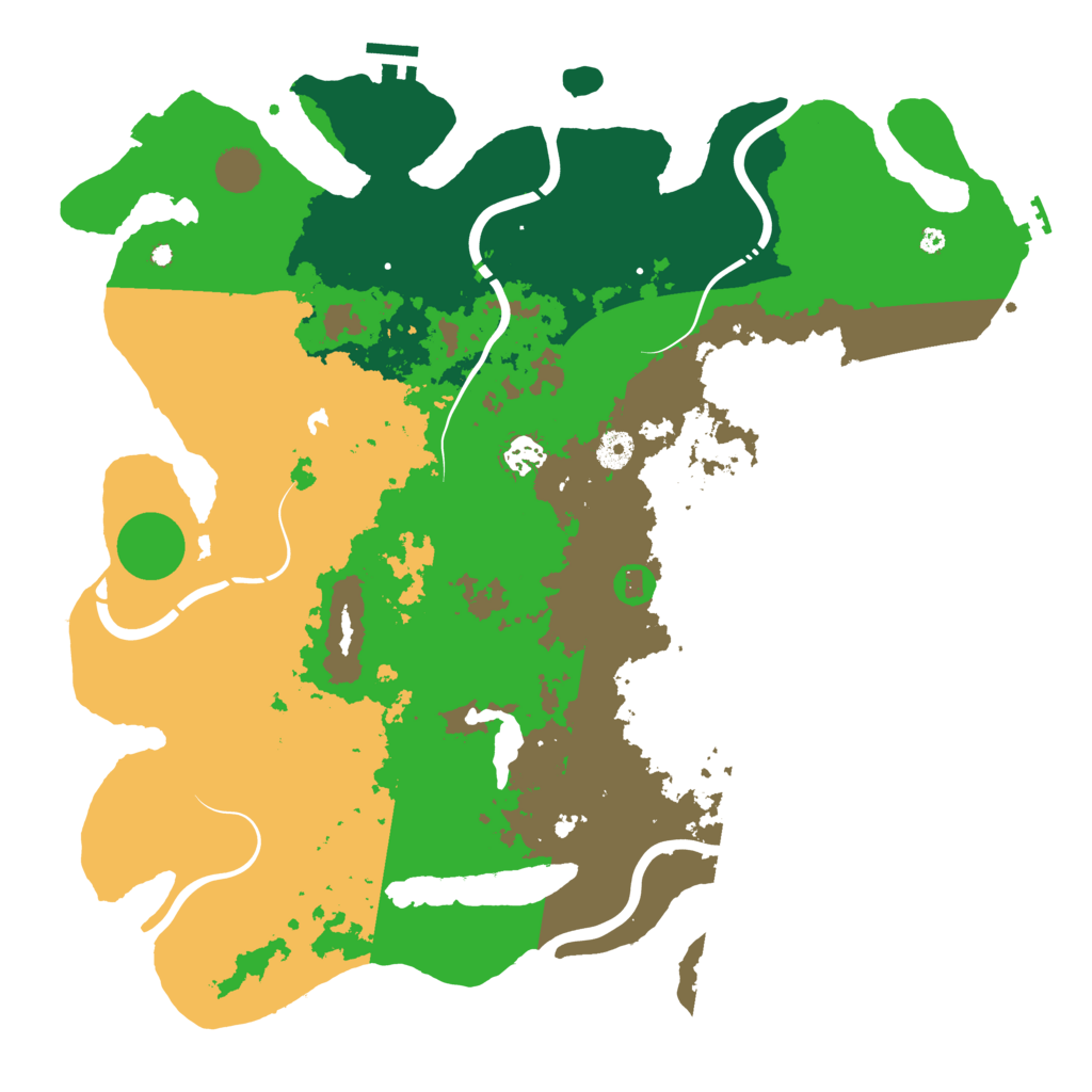 Biome Rust Map: Procedural Map, Size: 4250, Seed: 2046058918