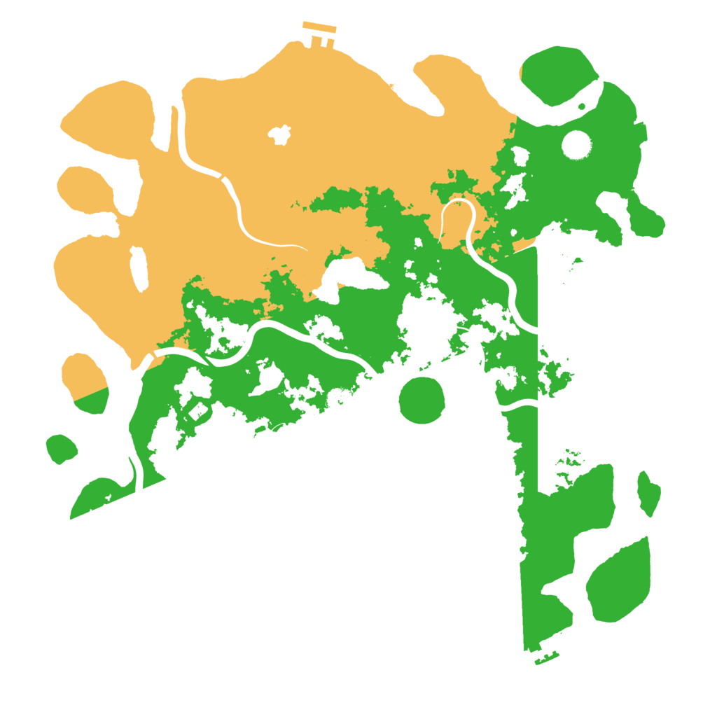 Biome Rust Map: Procedural Map, Size: 4300, Seed: 20260402