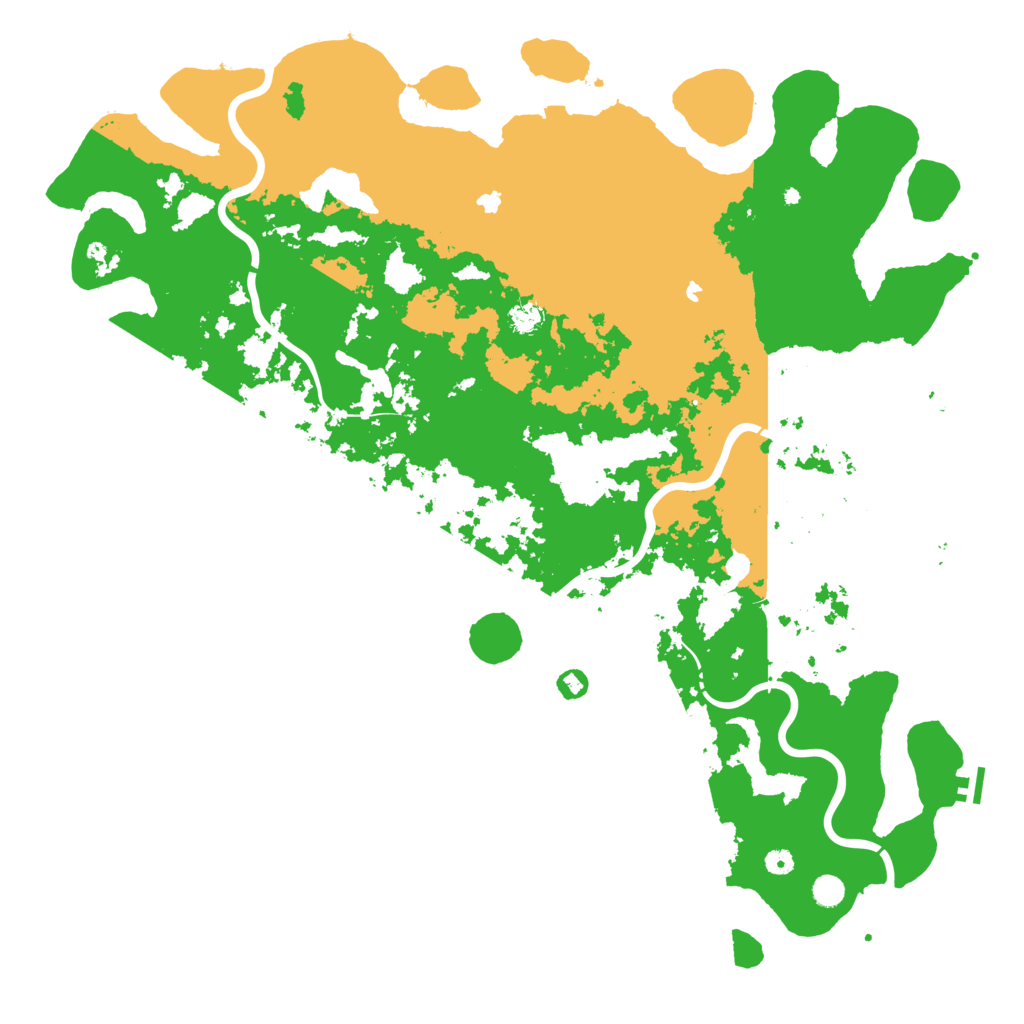 Biome Rust Map: Procedural Map, Size: 5600, Seed: 1190804042