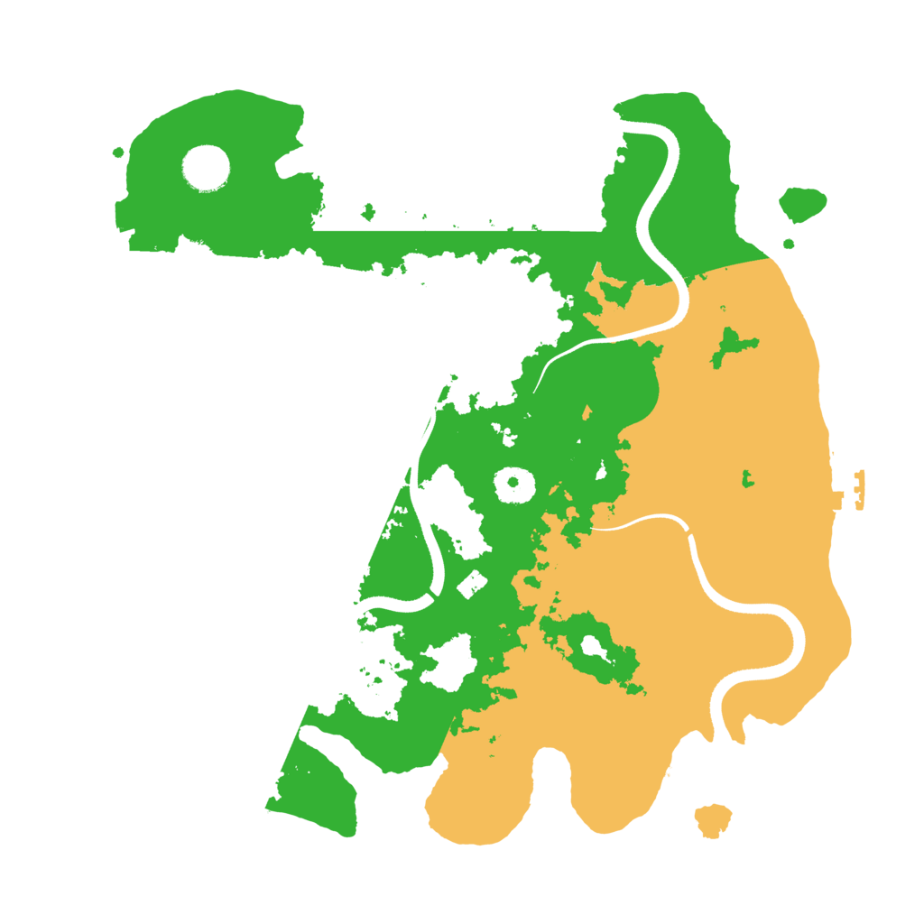 Biome Rust Map: Procedural Map, Size: 3500, Seed: 1288116210