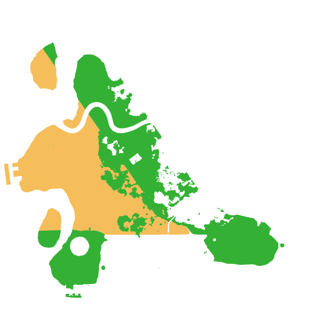 Biome Rust Map: Procedural Map, Size: 3000, Seed: 1086455