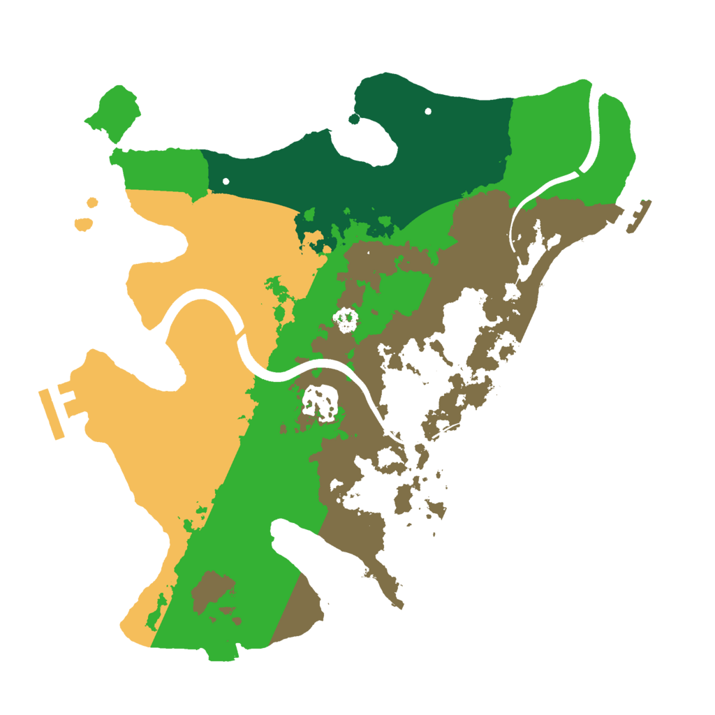Biome Rust Map: Procedural Map, Size: 2800, Seed: 770636406