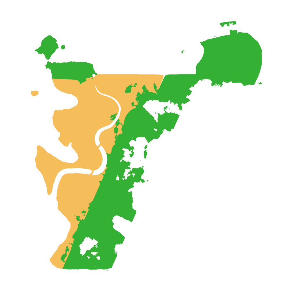 Biome Rust Map: Procedural Map, Size: 2800, Seed: 770636406