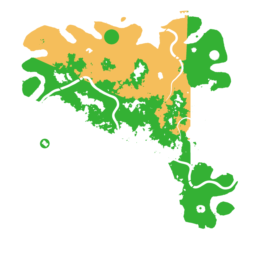 Biome Rust Map: Procedural Map, Size: 4500, Seed: 82877763