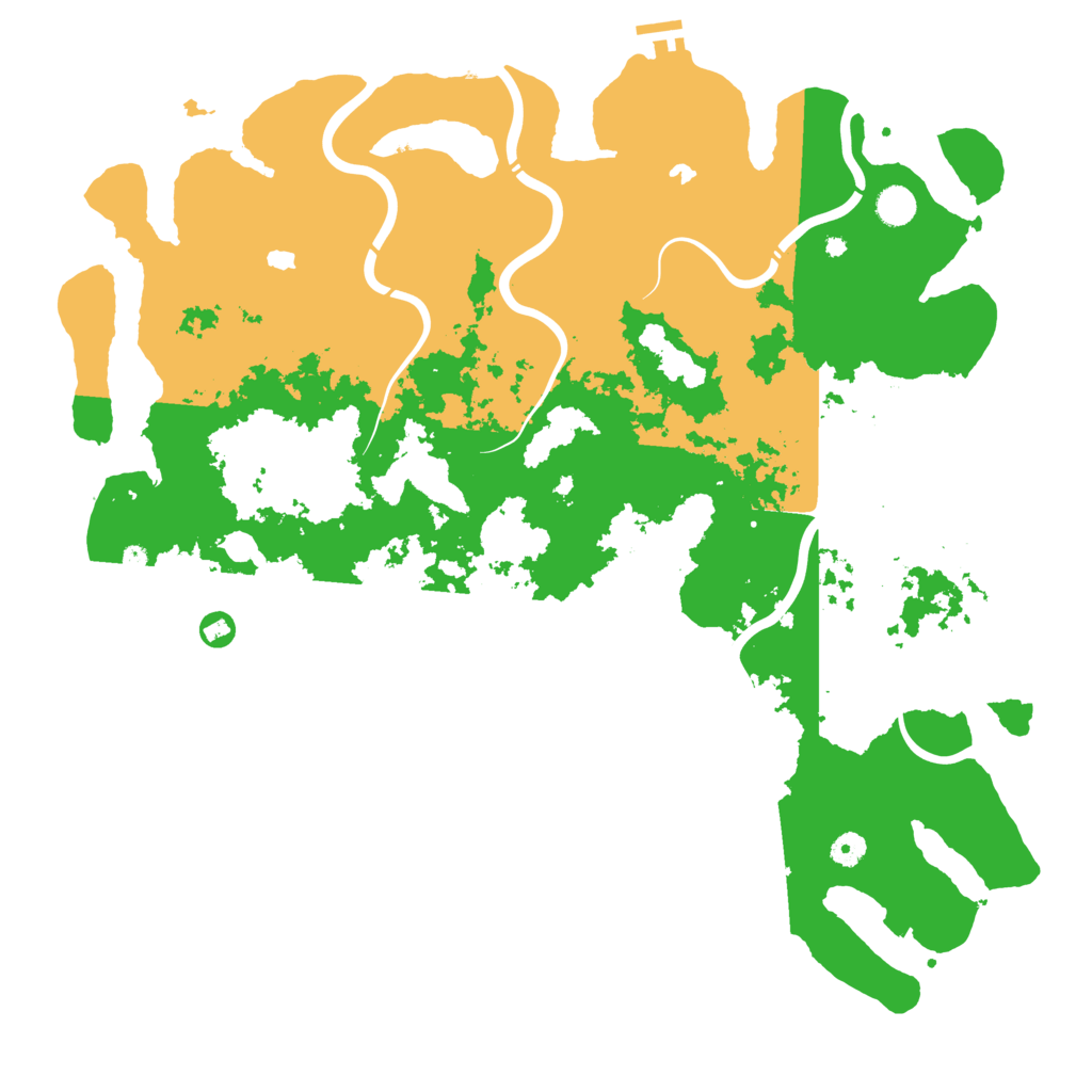 Biome Rust Map: Procedural Map, Size: 4800, Seed: 67624264