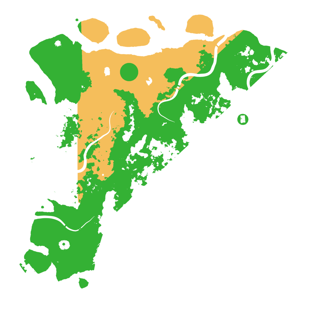 Biome Rust Map: Procedural Map, Size: 4500, Seed: 1195895417