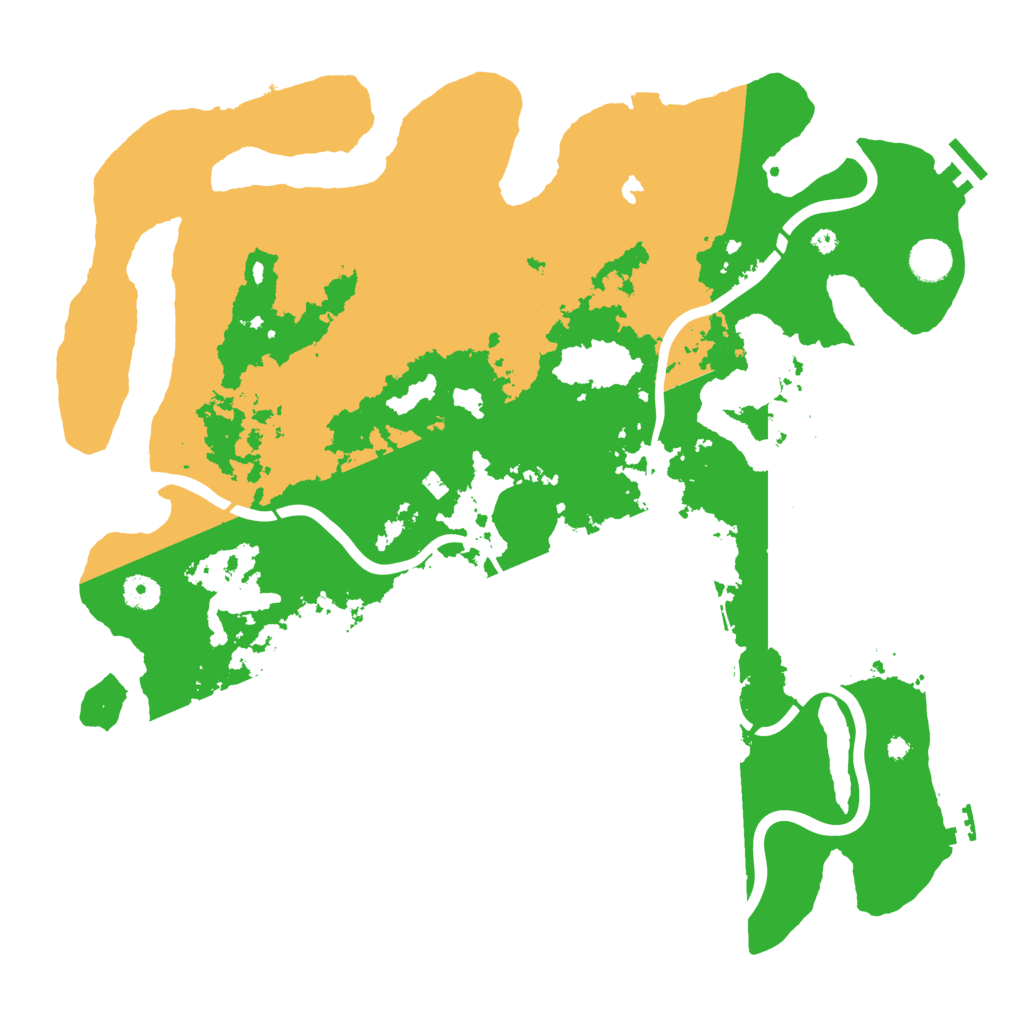 Biome Rust Map: Procedural Map, Size: 4250, Seed: 439689424