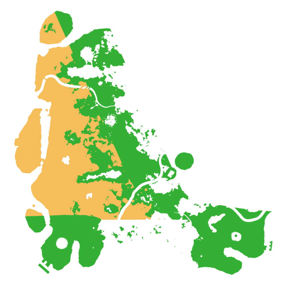 Biome Rust Map: Procedural Map, Size: 4500, Seed: 1493380564