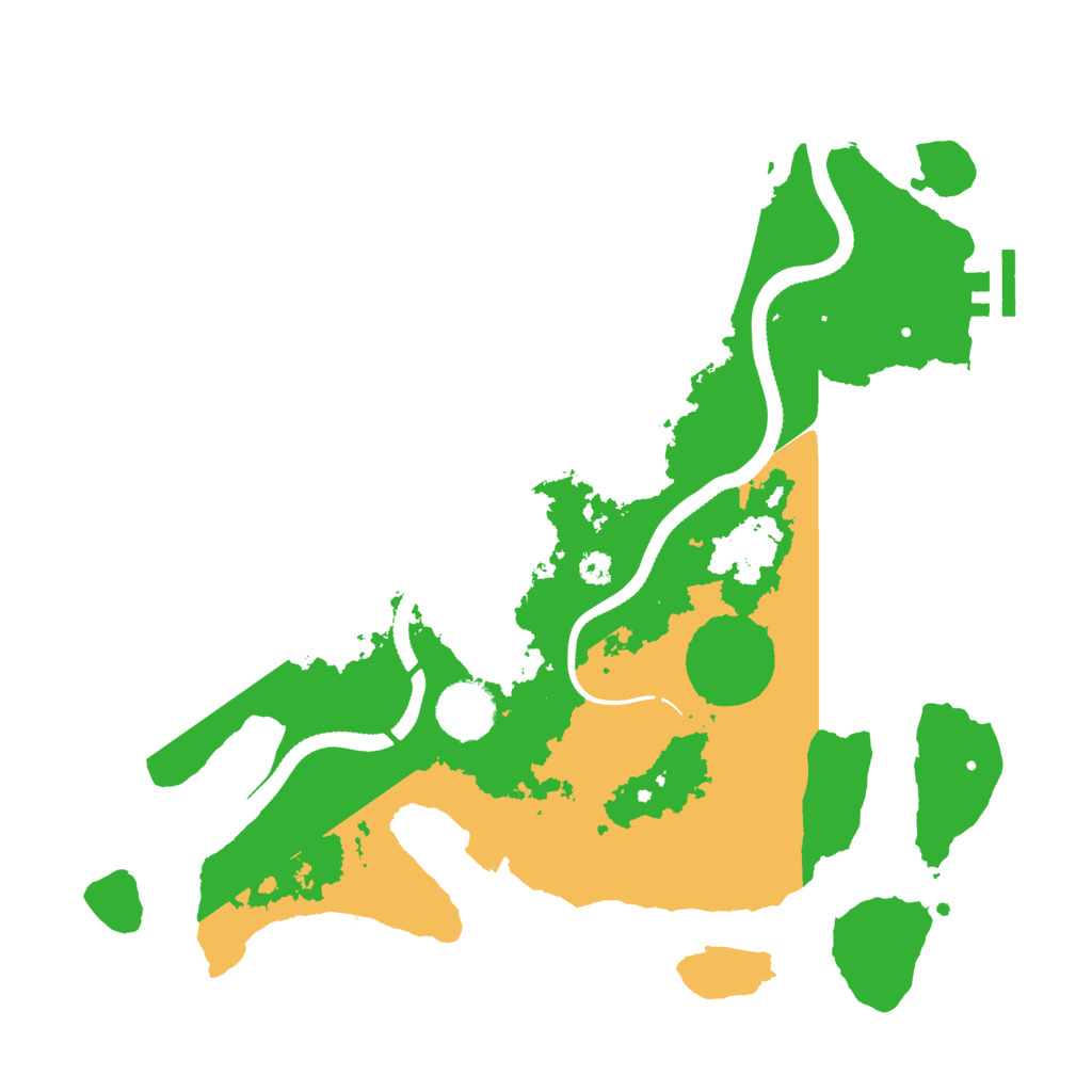 Biome Rust Map: Procedural Map, Size: 3300, Seed: 1345272610