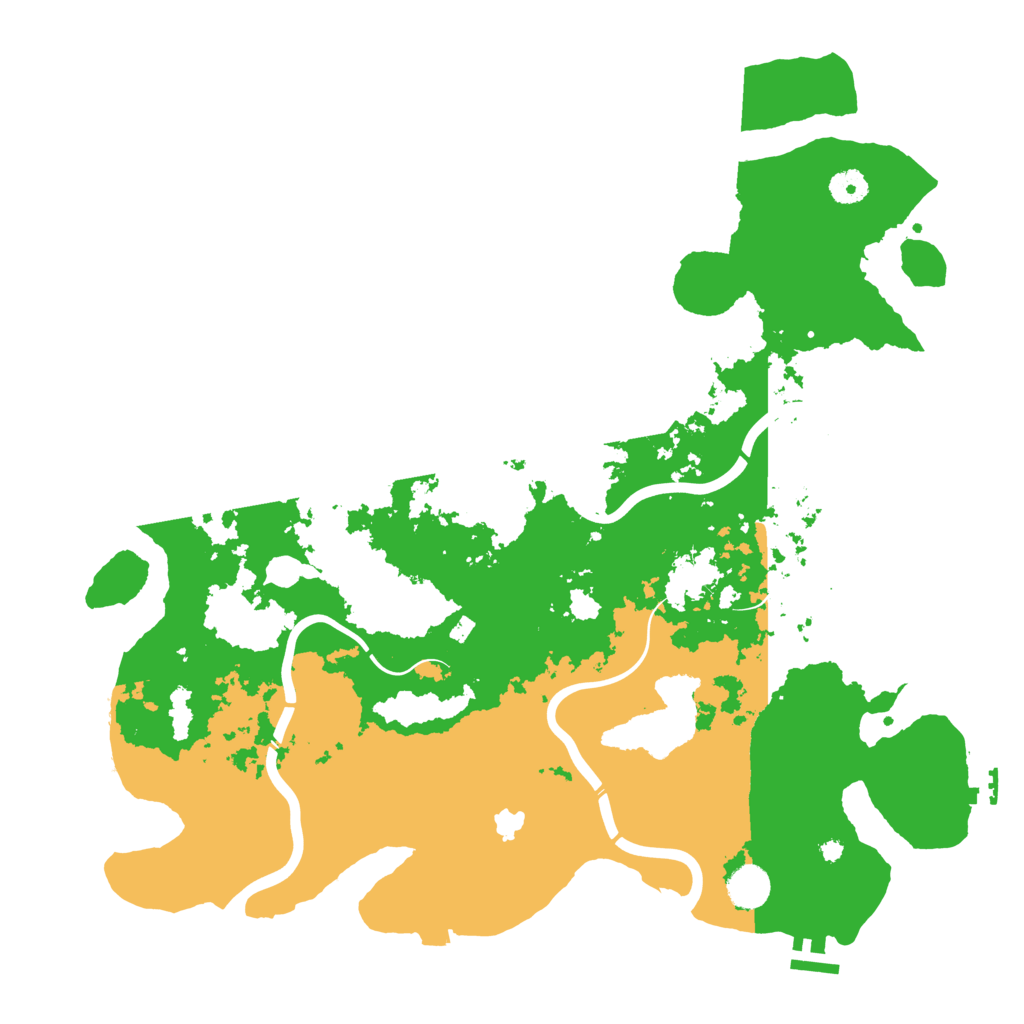 Biome Rust Map: Procedural Map, Size: 4250, Seed: 1552620541