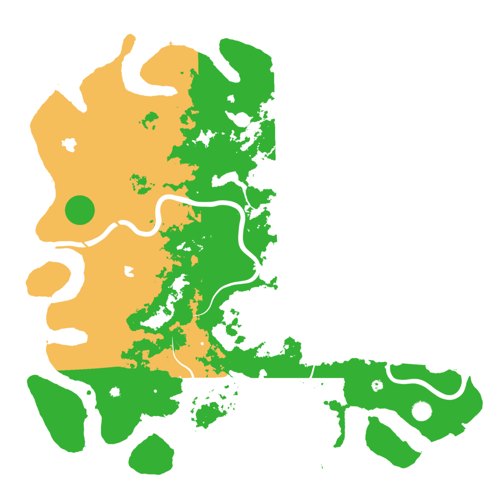 Biome Rust Map: Procedural Map, Size: 4500, Seed: 685600287