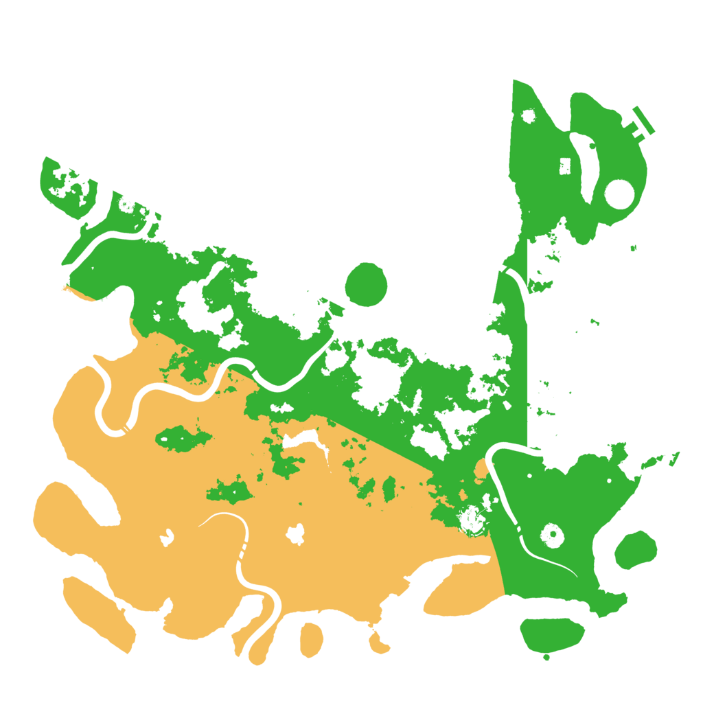 Biome Rust Map: Procedural Map, Size: 4500, Seed: 2031118942