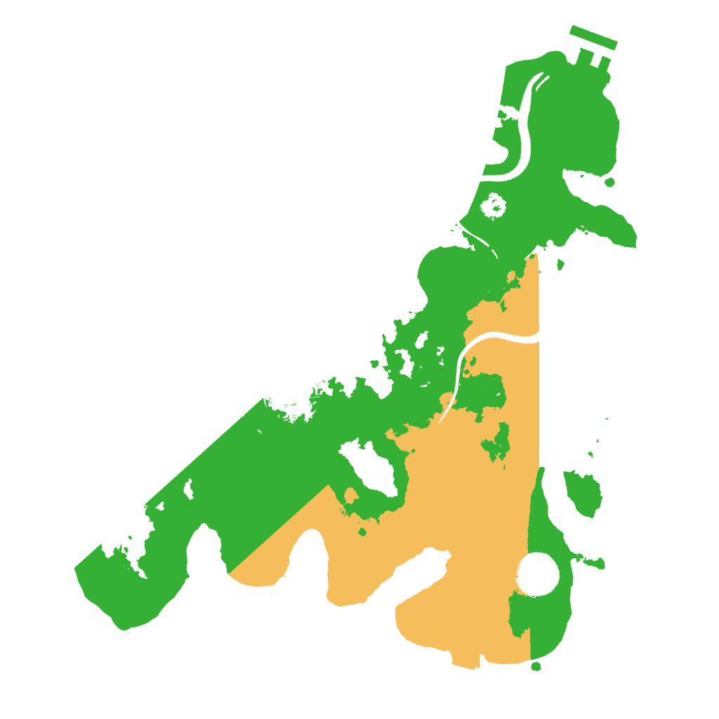 Biome Rust Map: Procedural Map, Size: 3000, Seed: 7279253