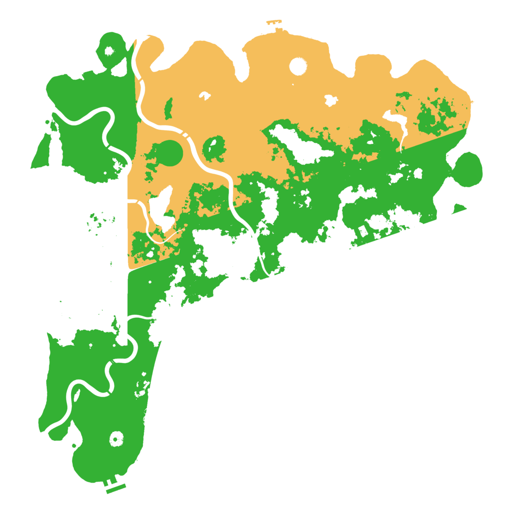 Biome Rust Map: Procedural Map, Size: 5100, Seed: 1497786515