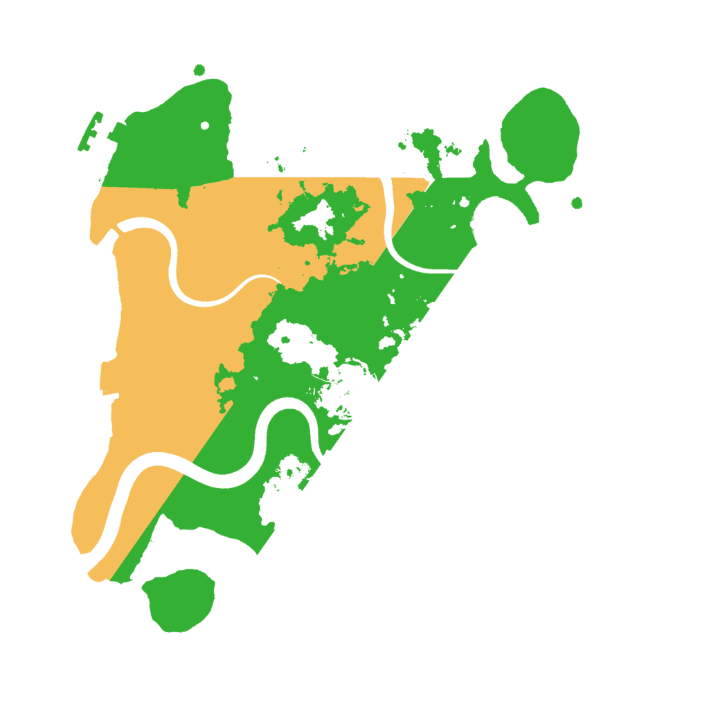 Biome Rust Map: Procedural Map, Size: 2500, Seed: 156778749