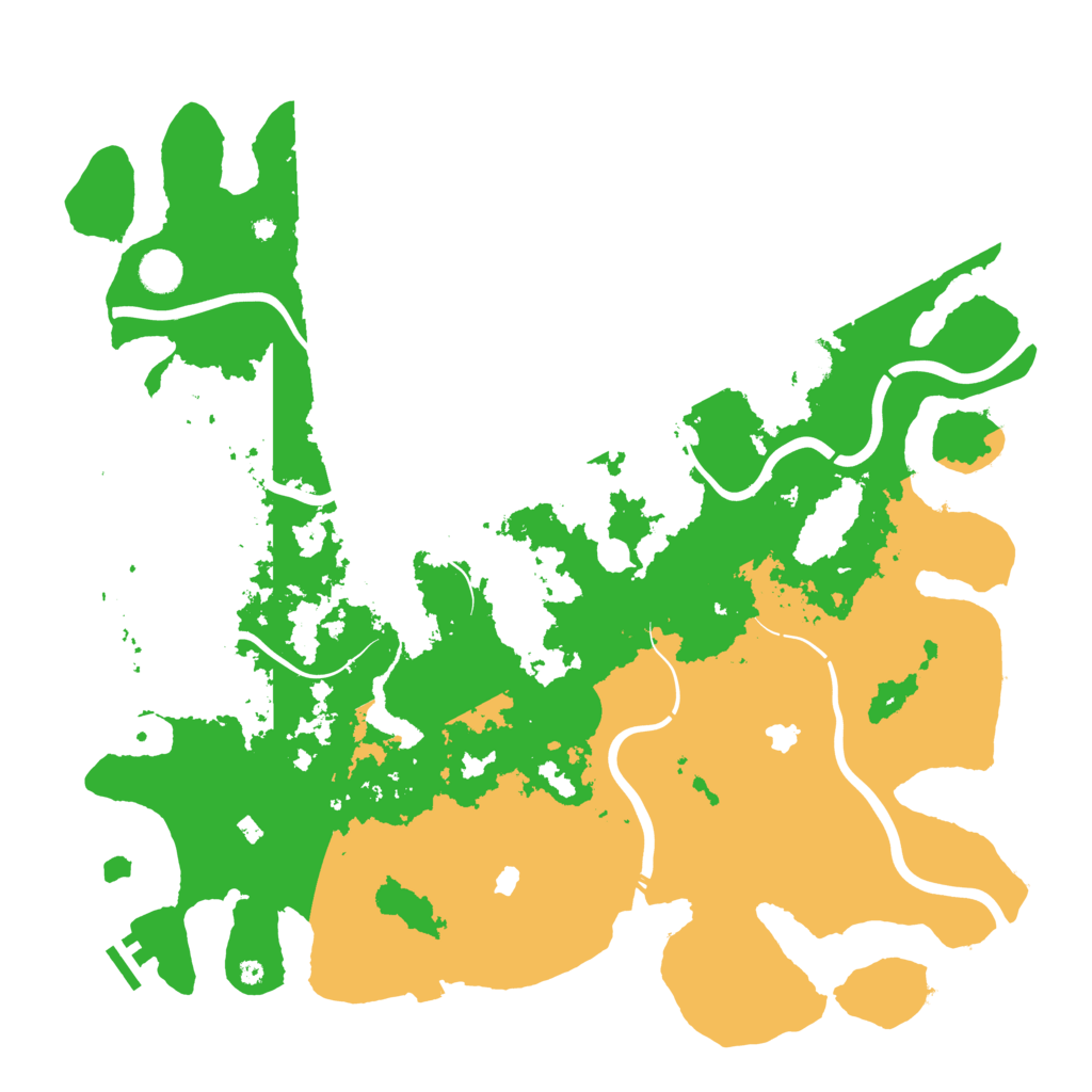 Biome Rust Map: Procedural Map, Size: 4500, Seed: 510128475