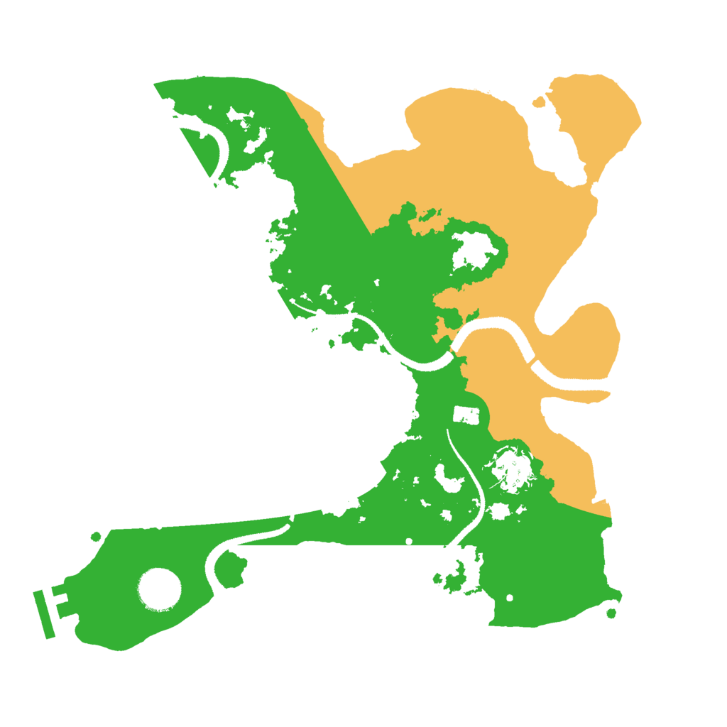 Biome Rust Map: Procedural Map, Size: 3000, Seed: 236664615