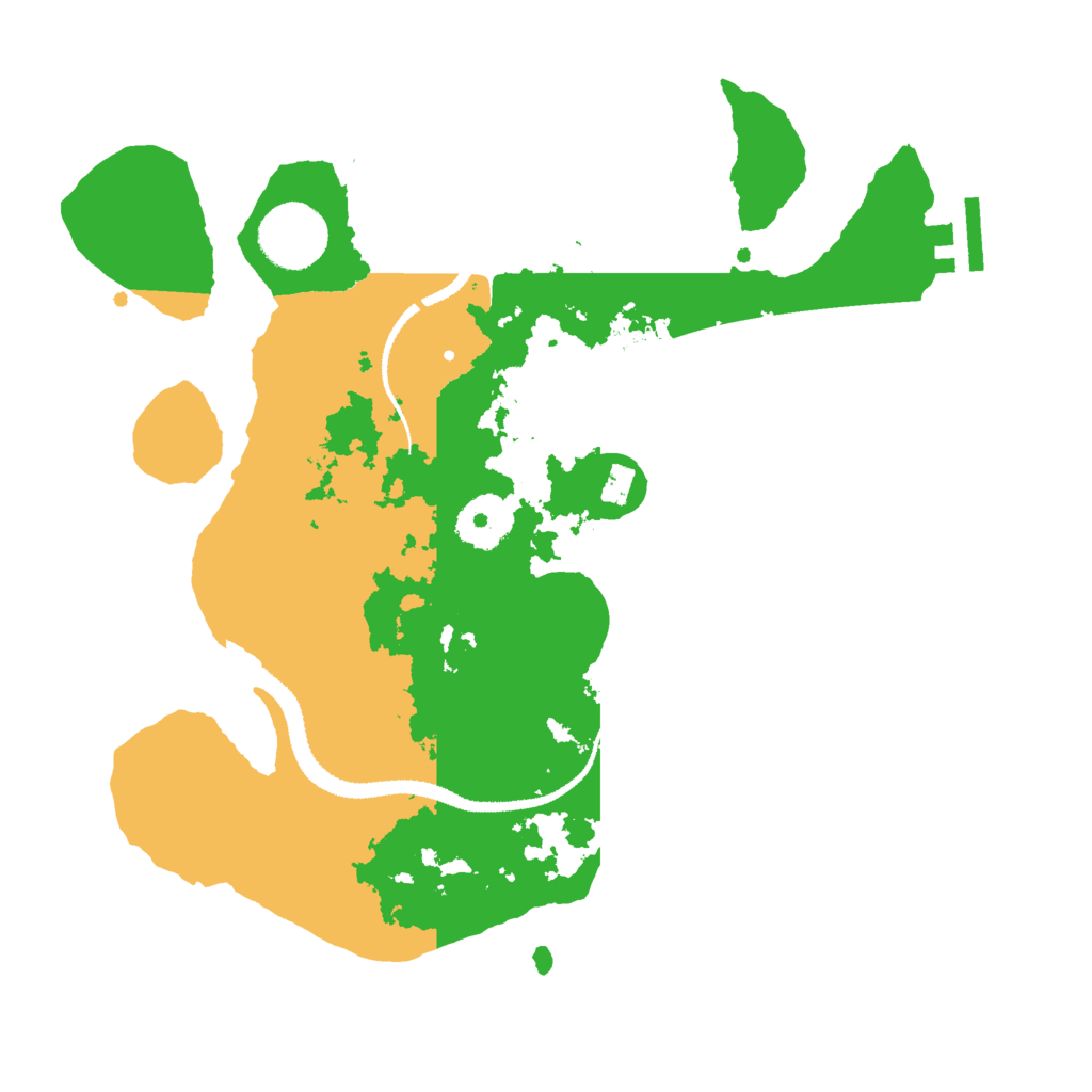 Biome Rust Map: Procedural Map, Size: 3000, Seed: 31699