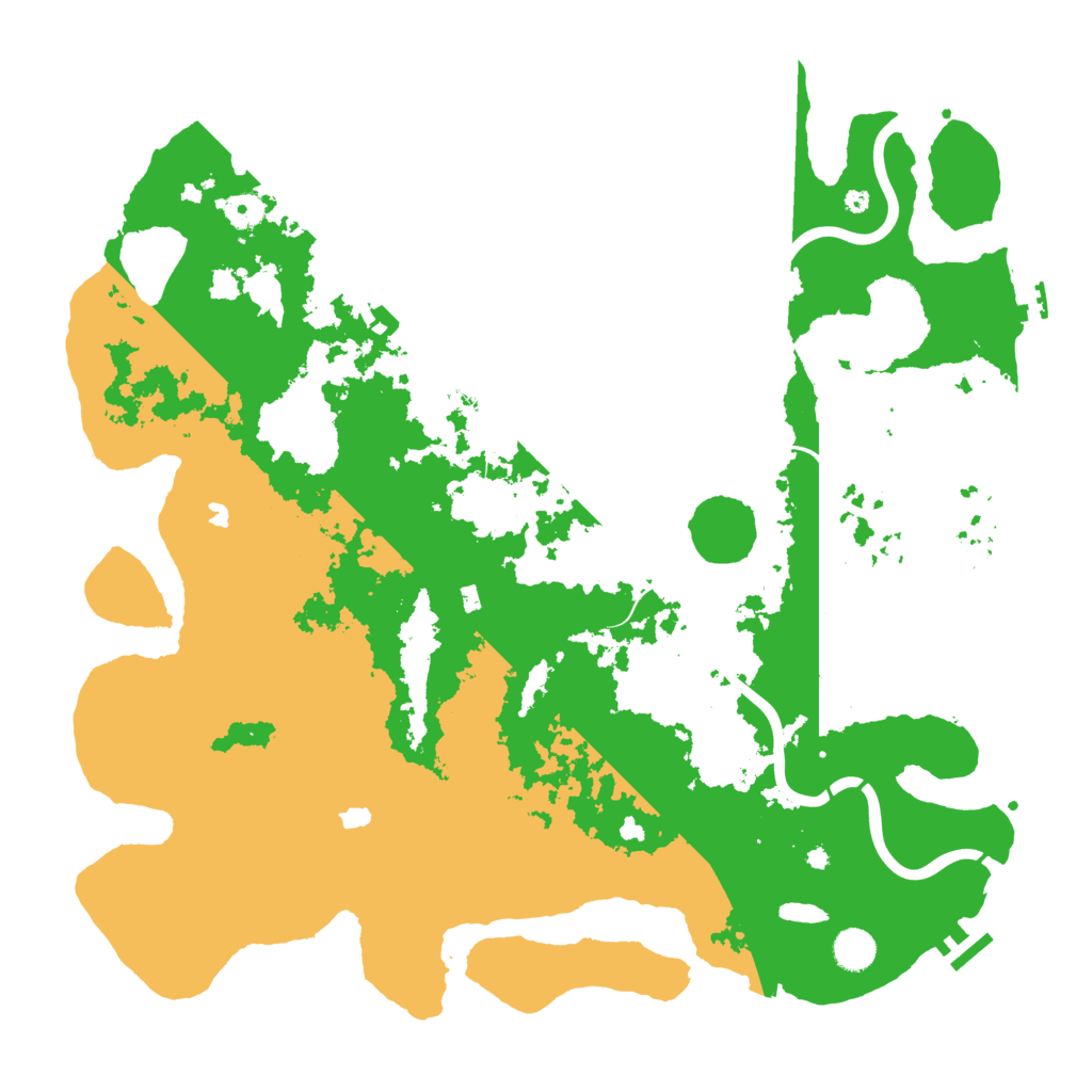 Biome Rust Map: Procedural Map, Size: 4500, Seed: 1212720346
