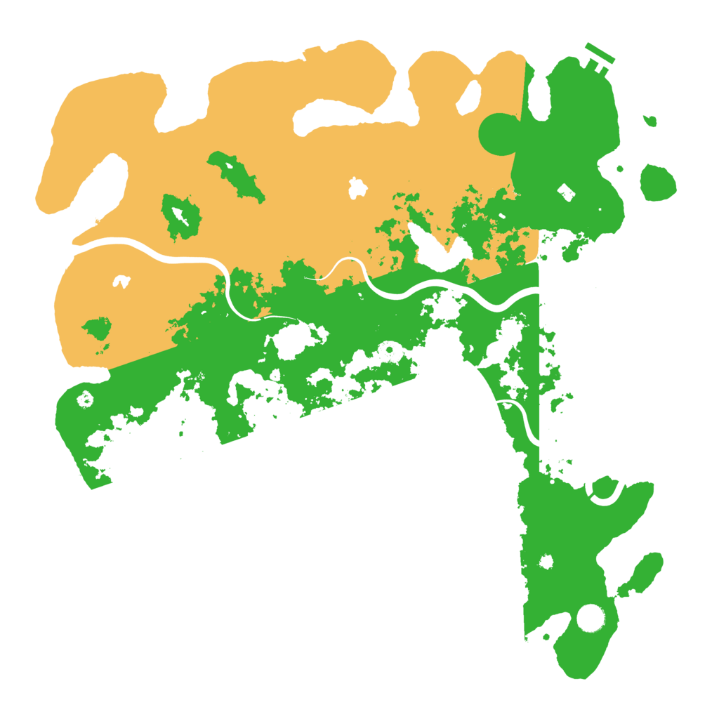 Biome Rust Map: Procedural Map, Size: 4500, Seed: 320269943