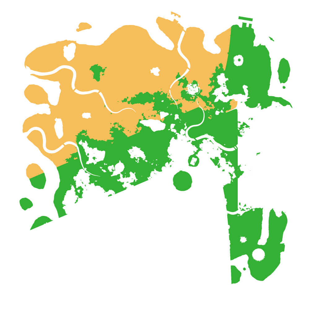 Biome Rust Map: Procedural Map, Size: 4500, Seed: 20260402