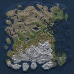 Thumbnail Rust Map: Procedural Map, Size: 4500, Seed: 20260402, 16 Monuments