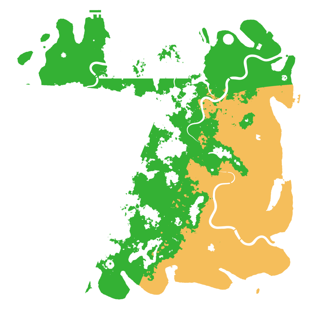 Biome Rust Map: Procedural Map, Size: 5500, Seed: 6555127