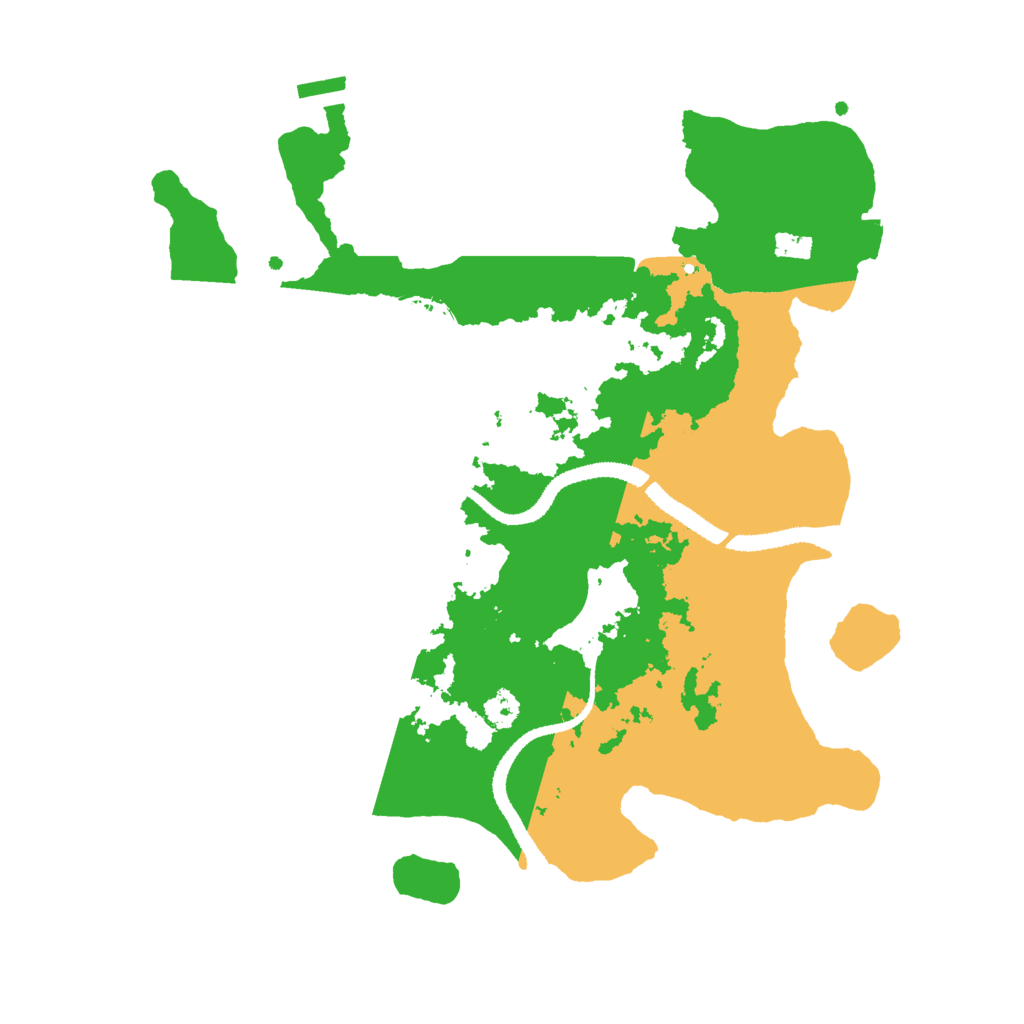 Biome Rust Map: Procedural Map, Size: 3000, Seed: 234546571