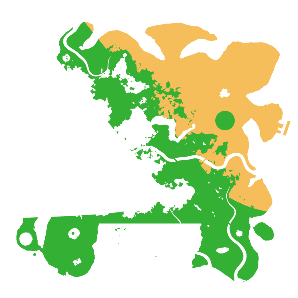 Biome Rust Map: Procedural Map, Size: 4050, Seed: 1645654753