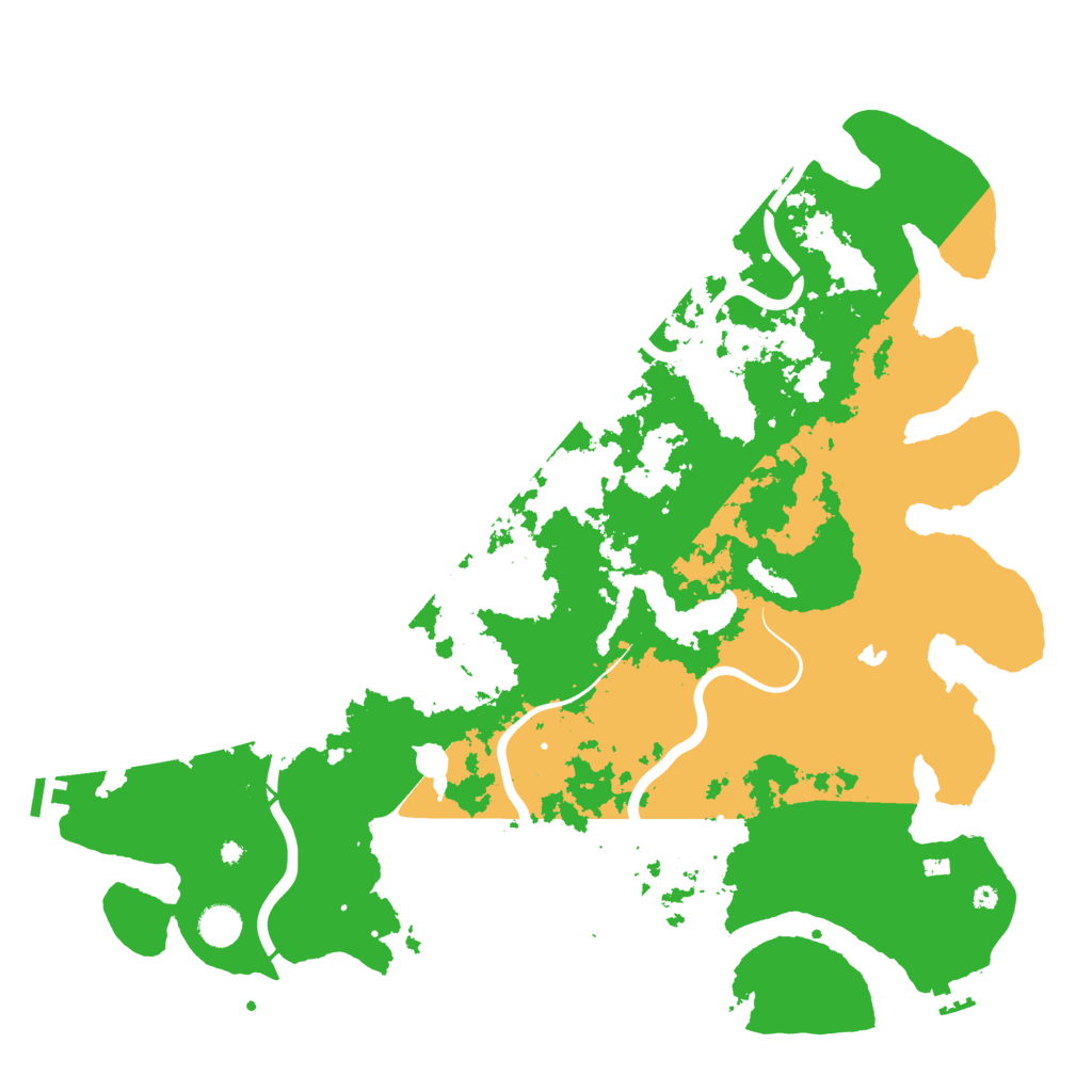 Biome Rust Map: Procedural Map, Size: 4500, Seed: 840001156