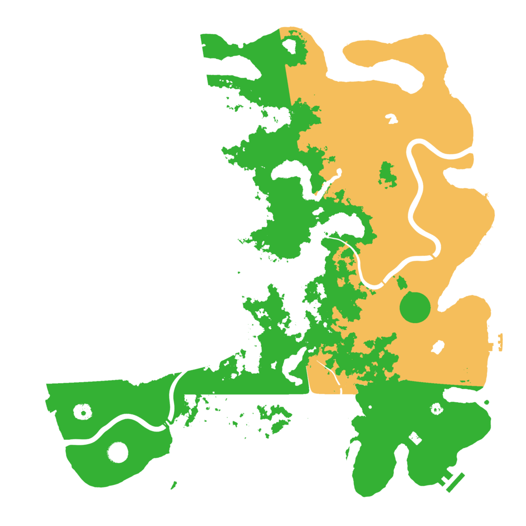 Biome Rust Map: Procedural Map, Size: 4500, Seed: 166904769