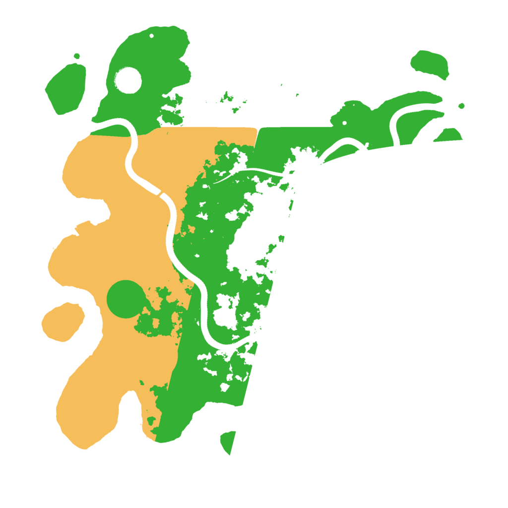 Biome Rust Map: Procedural Map, Size: 3500, Seed: 126694655