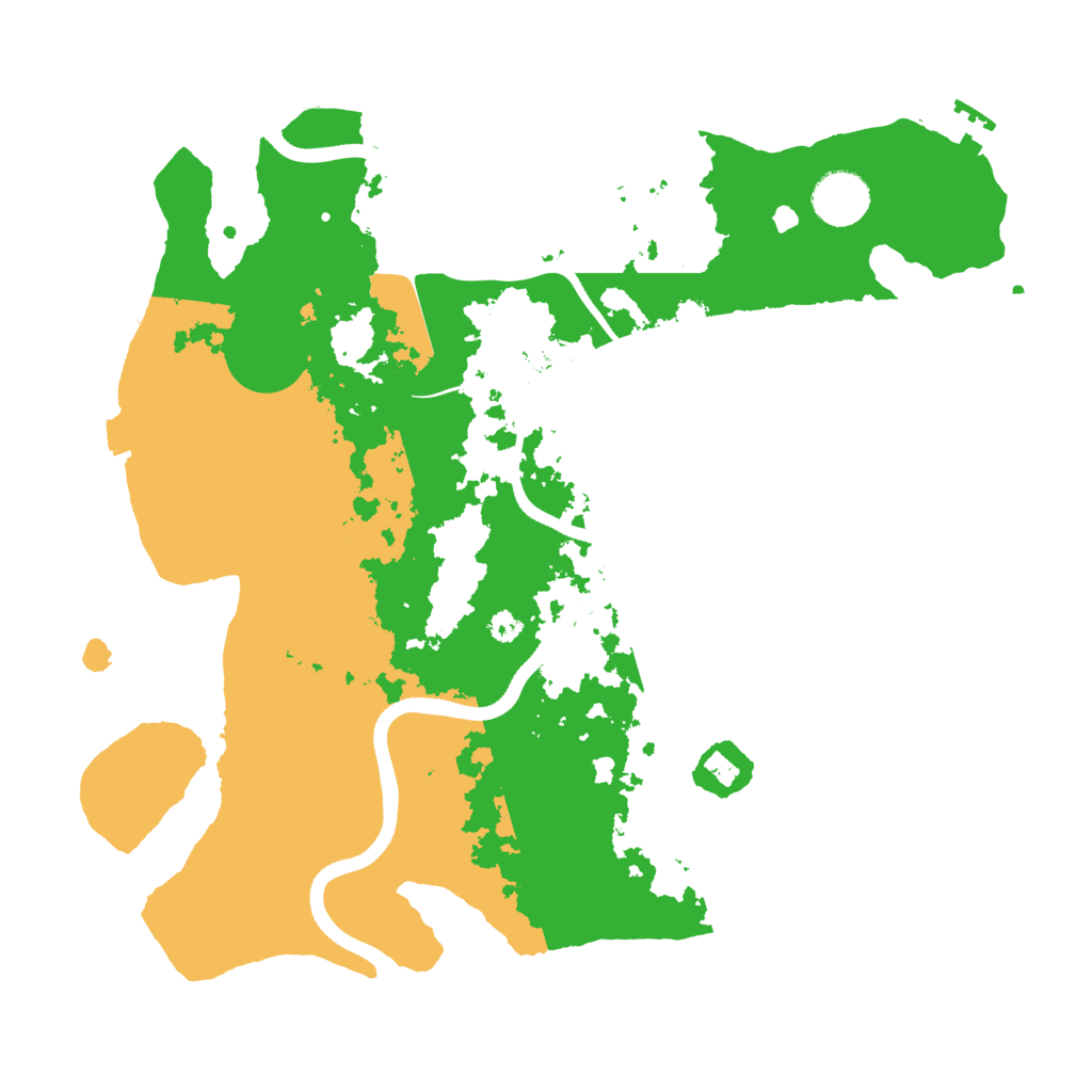 Biome Rust Map: Procedural Map, Size: 3500, Seed: 89346548