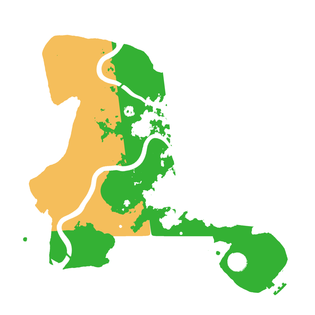 Biome Rust Map: Procedural Map, Size: 3000, Seed: 1779151576