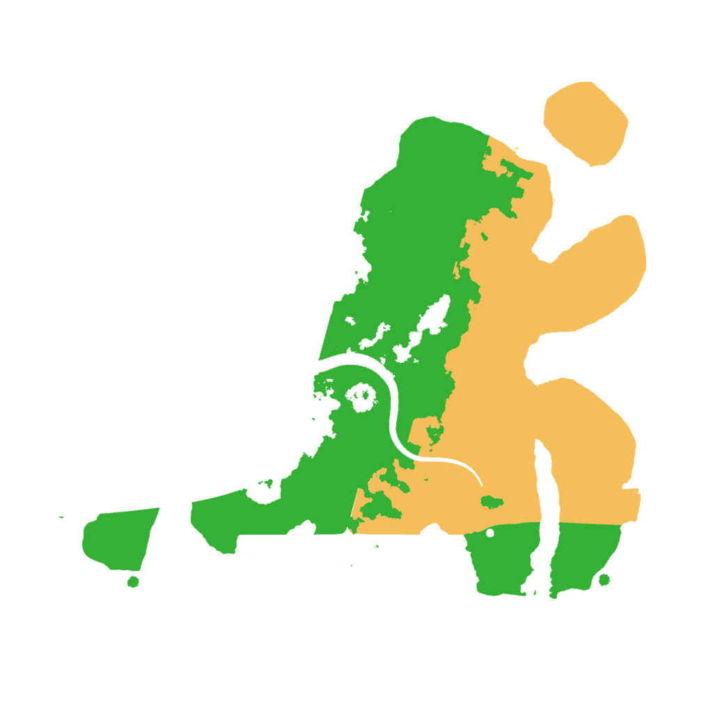 Biome Rust Map: Procedural Map, Size: 2500, Seed: 586566170