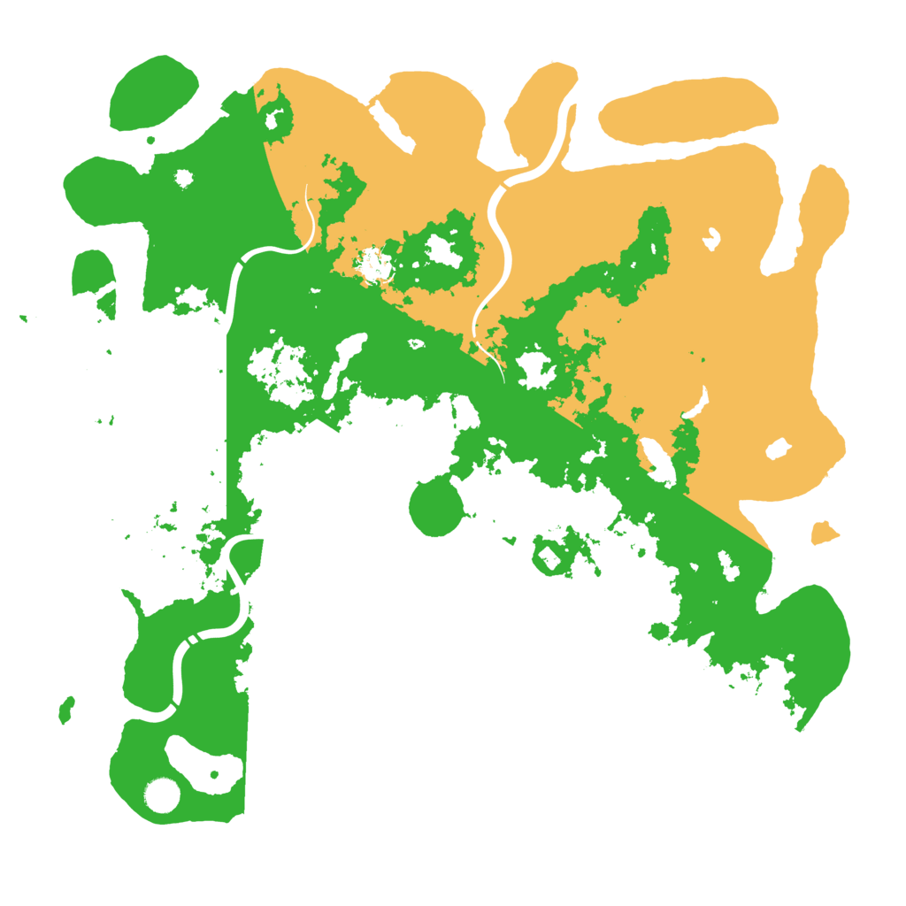 Biome Rust Map: Procedural Map, Size: 4500, Seed: 863563