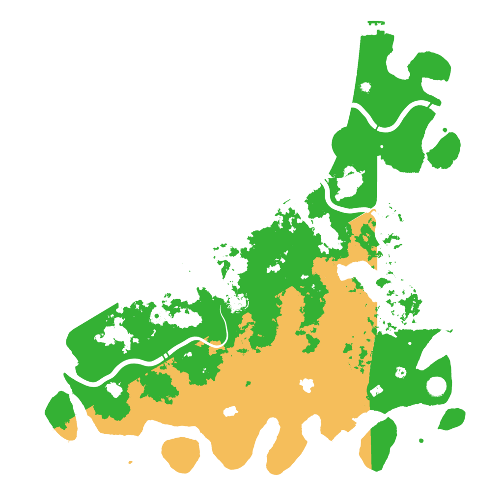 Biome Rust Map: Procedural Map, Size: 4500, Seed: 115779