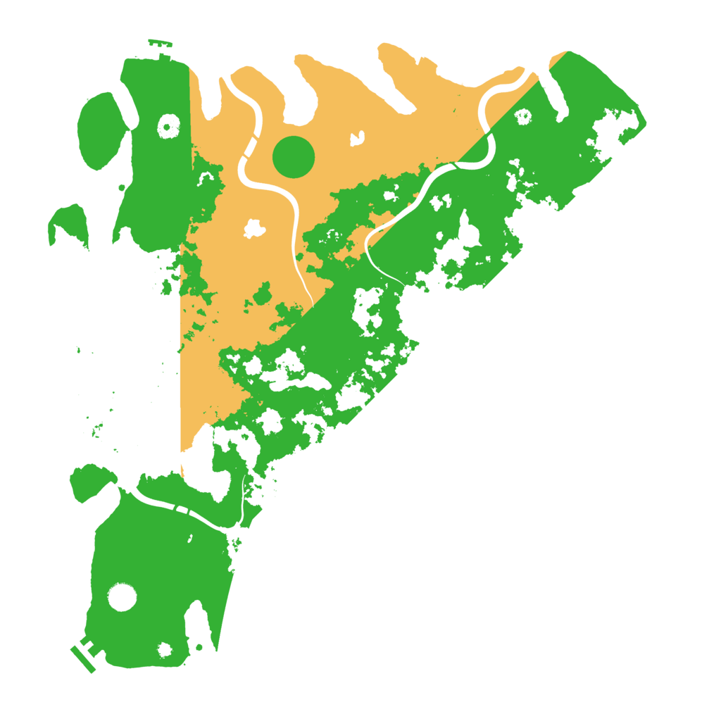 Biome Rust Map: Procedural Map, Size: 4500, Seed: 2096508686