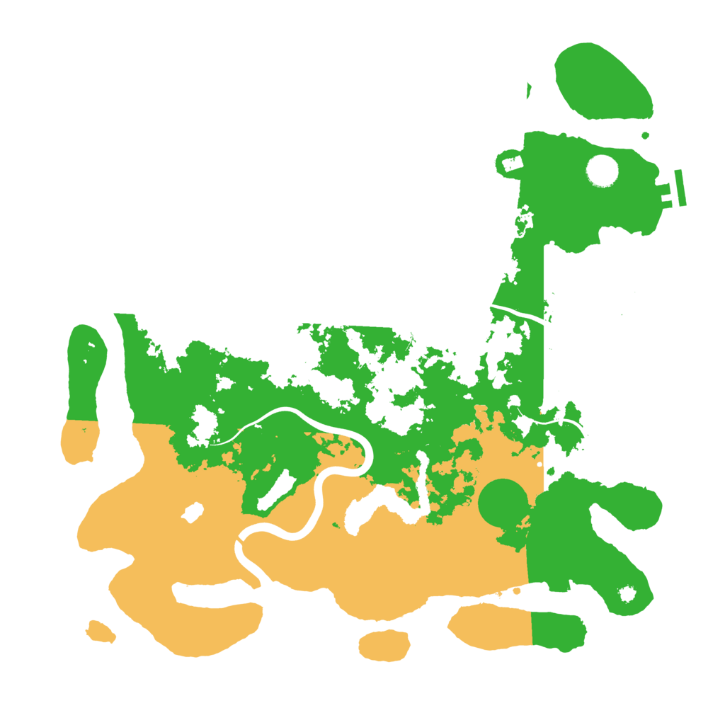 Biome Rust Map: Procedural Map, Size: 4000, Seed: 552845868