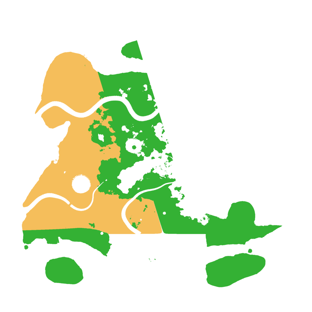 Biome Rust Map: Procedural Map, Size: 3000, Seed: 907596053
